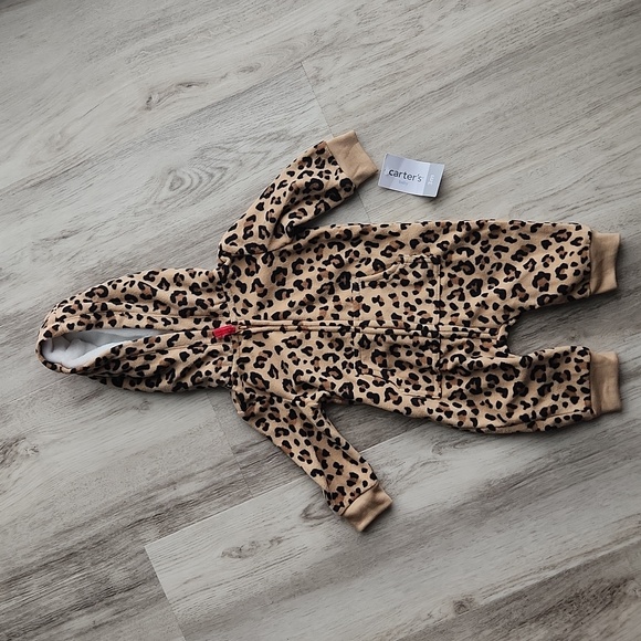Carter's Other - Carter's Baby Girl Leopard Footless One Piece